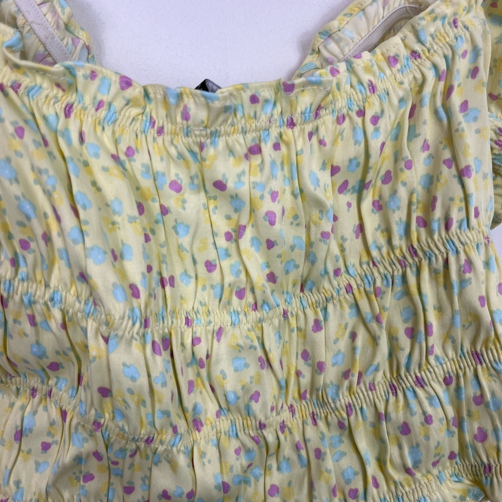 Zara Satin Balloon Sleeve Crop Top Sz XS‎ - Picture 7 of 8